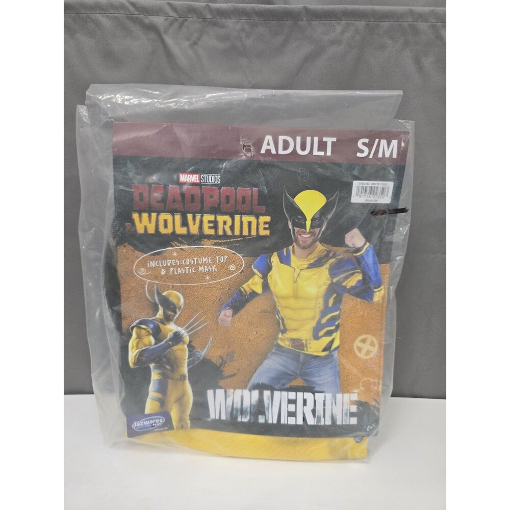 Marvel Studios Deadpool & Wolverine WOLVERINE COSTUME Adult S/M Jazzwares 2 pc.